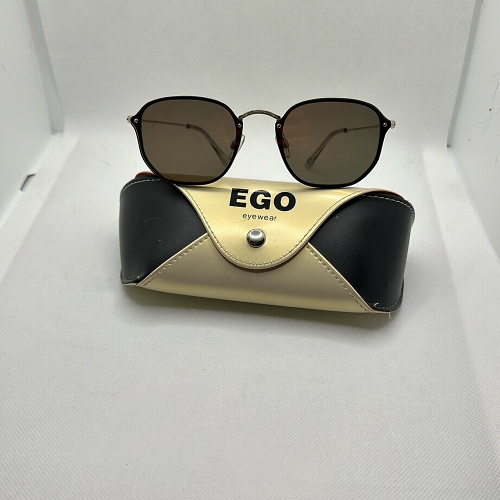 EGO eyewear, polarized, rose gold sunglasses